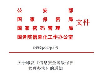 服务器安全信息安全等级保护管理办法